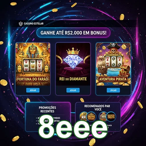 Imagem do bônus do cassino Estelar no site 8eee, apresentando ofertas atraentes para jogadores.