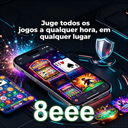 Tela do app 8eee mostrando jogos disponíveis para os usuários.